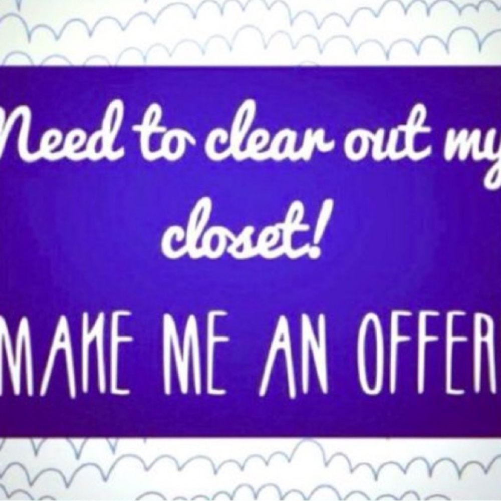 Closet Clear Out- Please Make Reasonable Offers